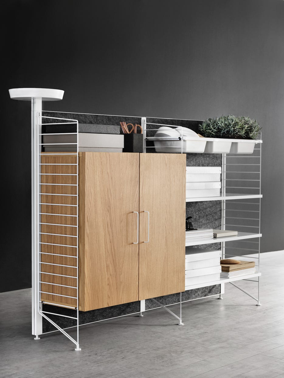 Rangement Auto-Porté String Works  design Anna von Schewen & Björn Dahlström